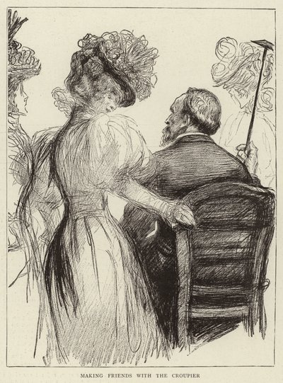 Making Friends with the Croupier by Charles Paul Renouard